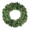 Northlight Pre-Lit Canadian Pine Artificial Christmas Wreath - 24" - Multi Lights